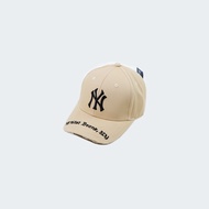 MLB NY BLACK GOTHIC ADDRESS BEIGE CAP 100% ORIGINAL