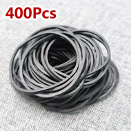 400 Pcs Black Rubber Bands Stretchable Band Sturdy Rubber 40mm Strong Elastic Band Office Stationery