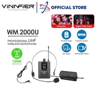 VINNFIER WM2000U Professional Universal Microphone Wireless Headset Microphone