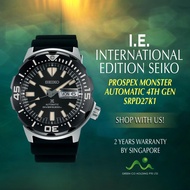 SEIKO INTERNATIONAL EDITION PROSPEX MONSTER AUTOMATIC SILICONE BAND SRPD27K1 4TH GENERATION