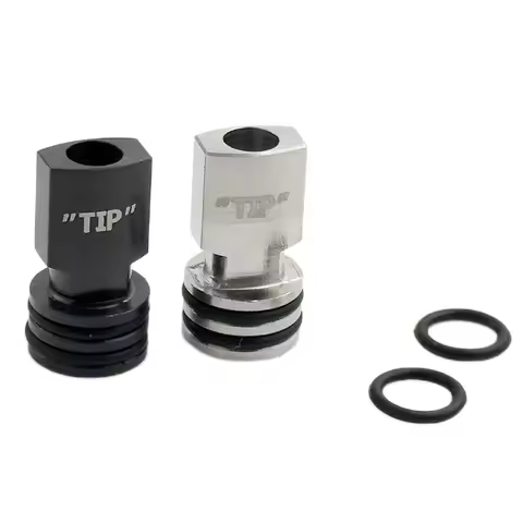 510 Mini Drip Stainless Steel MTL 510 OFF 15mm Mouthpiece Cover for Nozzle Pipette Dripper Straw Cof