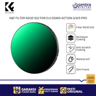 K&F Concept Variable ND Filter ND32 to ND512 Nano Coating Ultra Thin Lens for DJI Osmo Action 3/4/5 