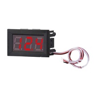 Waysle_0.56 inch 3 Wire LED Digital DC Voltmeter DC0V-30V Reverse Connection Protection