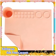 【D&F】Painting Pad Nonstick Craft Pad 16.5X14.6 Inch with Foldable Paint Cleaner Sheet Craft