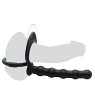 Silicone Anal Plug With Penis Ring,Anal Beads With Cock Ring,Anal Sex Toys,Anal Toys For Men,Women A