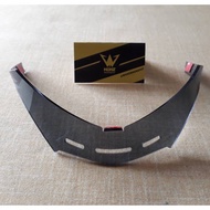 Zeus Z811 Dark Spoiler SMOKE Zeus Helmet Spoiler/ Zeus Z811/