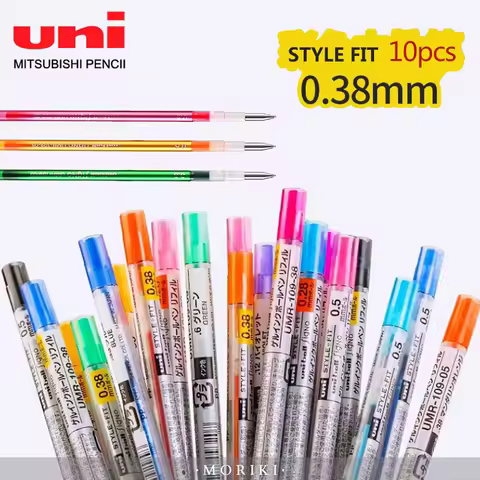 10pcs Japan UNI Gel Pen Refills Original STYLE FIT Series UMR-109-38 0.38mm 16 Color Creative Matchi