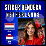 DUTCH FLAG CHEEK STICKERS - REY CLOTHING