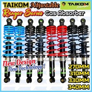 TAIKOM Adjustable Mono Gas Absorber 270MM 310MM 330MM 340MM EX5 WAVE100 W125 DASH KRISS LAGENDA Rang