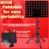Adjustable Music Stand with Thickened Design, Foldable and Portable Universal Model for Guitar, Viol