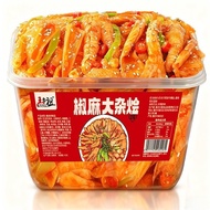 Snacks/snack Snacks Stewed Peppers 1,000g Instant Boneless Chicken Claws Tribute Vegetables Sour Spi