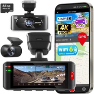 PERNIS 4K Dash Cam Depan dan Belakang, Sensor STARVIS 2 IMX675, HDR Super Night Vision, Mod Parkir 2