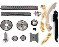 Engine 2.4 Timing Chain Kit w/Guide Tensioner Sprocket - Compatible with Chevy Equinox Malibu Cobalt