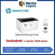 HP 107W Mono Laserjet Wireless Printer - 4ZB78A