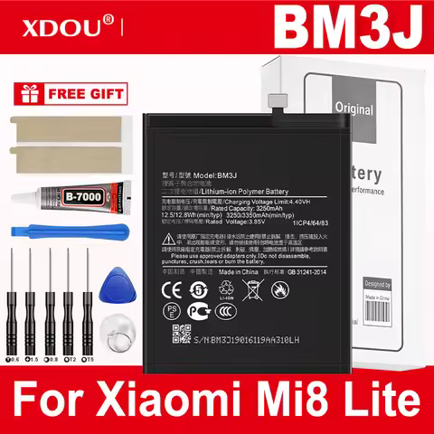 Brand New BM3J 3350mAh Battery For Xiaomi 8 Lite MI8 Lite BM3J High Quality Phone Replacement Batter