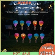 LED Outdoor String Lights Solar Powered Hot Air Balloon Solar Fairy Lights Multicolor Hot Air Balloo