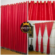 GORDEN EMBOSS POLOS MINIMALIS JENDELA TIRAI PINTU PENDEK DAN PANJANG AESTETIC