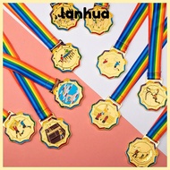 LANHUA Gold Award, Competitions Prizes Games Souvenir Award Medals, Team Encourage Badge Sport Compe