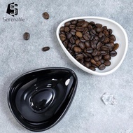 [Serenable] Coffee Bean Weighing Tray Coffee Bean Dosing Cup Porcelain Practical Coffee Bean