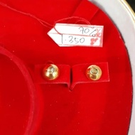INT11GW56GW ANTING GIWANG EMAS PERMATA INTAN BERLIAN DIAMOND NATURAL