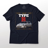 Civic Type R Ek9 Hatchback Jdm Aesthetic Graphic Art T-Shirt