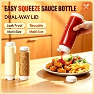 Fifo Sauce Bottle Dispenser Dual Way Squeeze With Lid 16oz 20oz 24oz Condiment Bottle