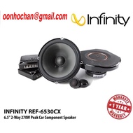 INFINITY REF-6530CX 6.5” 2-WAY 270W PEAK POWER CAR COMPONENT SPEAKERS