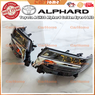 TOYOTA ALPHARD AGH30 2015 CONVERT 2018 GOLDEN EYE PROJECTOR HEADLAMP HEAD LAMP LIGHT LIGHTS