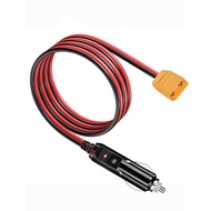 สายพ่วงปลั๊กเสียบที่จุดบุหรี่ FGTRE พร้อม6FT 14AWG XT90S หัวต่อตัวผู้ XT90สายเคเบิลอะแดปเตอร์ใช้ได้ก