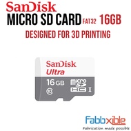 Sandis Micro SD Card 16GB Designed to Store Gcode for 3D Printing