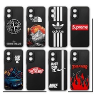 Casing Case Oppo A18 A3X A3 PRO A79 A38 A60 A17k A17 A57 A77s A58 A78 4G 5G Brand Aesthetic Flexible