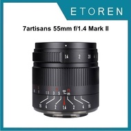 7artisans 55mm f/1.4 Mark II Lens (Canon RF)