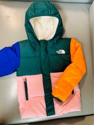 The North Face 3T 100cm 北面兒童羽絨 拼色特别 好靚