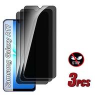 3Pcs Privacy Tempered Glass Film For Samsung Galaxy A17 5G 2025 A 17 17 SamsungA17 Sumsung A17 A16 4