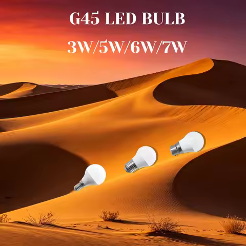 12PCS G45 Mini LED Light Bulbs 3W 5W 6W 7W 3000K 4000K 6000K E14 E27 B22 Energy Efficient Decorative