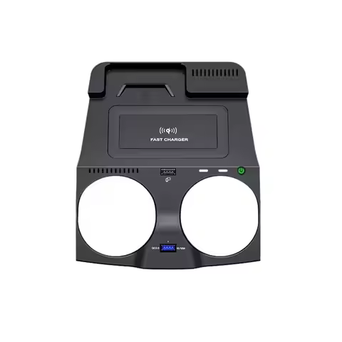 Car QI Wireless Induction Phone Holde For BMW 5 Series G30 G38 G32 M5 6GT 2017-2021 15W Fast Chargin