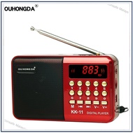 econsafe K11 FM Rechargeable Mini Portable Radio Handheld Digital FM USB TF MP3 Player Speaker