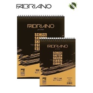 Fabriano Schizzi Sketch Pad A3 100 / A4 120 sheet 90gsm A4 / A3