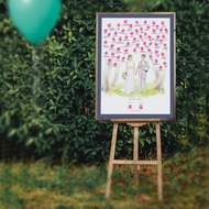 客製化簽名板 | 迎賓板 | 電子檔 | A2尺寸/印刷加購