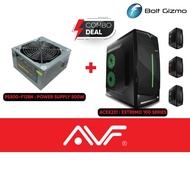 AVF EXTREMO 100 SERIES ACEX231 CHASSIS WITH 500w POWER SUPPLY DESKTOP PC CPU COMPUTER TOWER CASING C