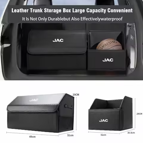 Car Trunk Storage Box Organizer Foldable Stowing Tidying Container Bag For JAC J7 J3 S2 J2 JS2 T8 JS