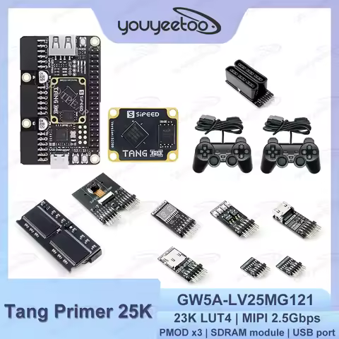 Sipeed Tang Primer 25K FPGA Development Board GOWIN GW5A RISC-V PMOD SDRAM 23K LUT4 MIPI 2.5Gbps 50M