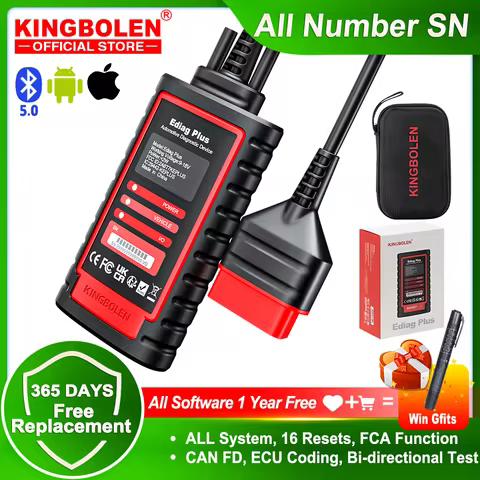 All Digital Serial number THINKCAR THINKDIAG 2, KINGBOLEN Ediag Plus CAN FD Car Diagnostic Tools OBD