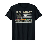 US Army Vietnam Veteran USA Flag Shirt, Veteran Vietnam Army T-Shirt