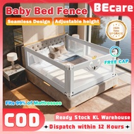（10TH Gen）Baby Bed Fence Safety Bed Gate Guard Kids Anti-Fall Bed Guard Rail 1.5m /1.8m /1.9m 床围栏