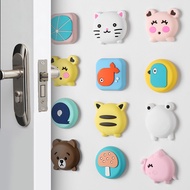 [SG Stock][Cute and Funny]Cartoon Silicone Door Handle Pad Anti collision Rubber Wall Protector Stic
