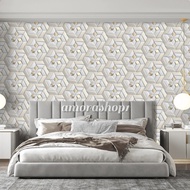 3D Diamond Wall Paper 8m to/d 9m x 45cm