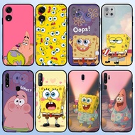 【B+19】SpongeBob for OPPO A57E A58 A58X A59F1s A60 A74 A76 A77F3 A78 A79 TPU soft silicone shockproof