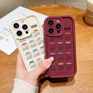 2026 Calendar New Year Phone Casing Case For VIVO Y17 Y15 Y12 Y12i Y3S 1901 1902 1904 Y7S S1 Soft Sh