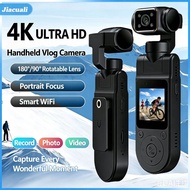 Mini 4K Pocket Gimbal Camera Rotatable Lens Night Vision Handheld Video Cam Outdoor Cycling Daily Tr
